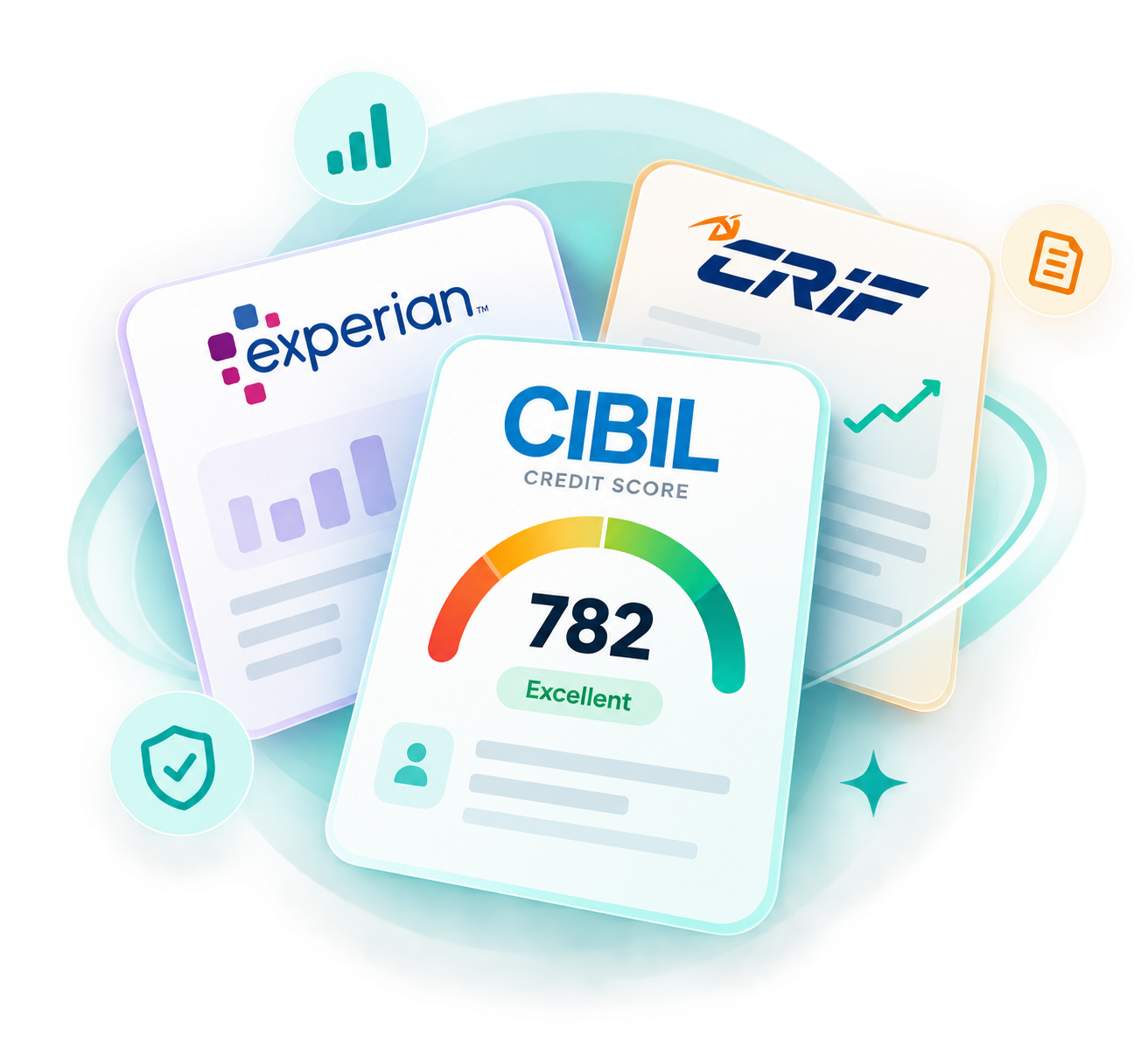 Experian and CRIF credit reports
